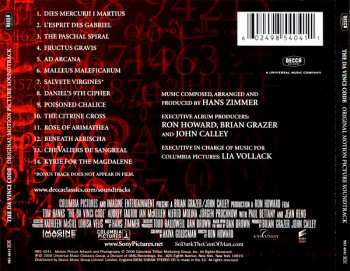 CD Hans Zimmer: The Da Vinci Code (Original Motion Picture Soundtrack)