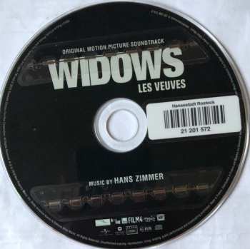 CD Hans Zimmer: Widows (Les Veuves) (Original Motion Picture Soundtrack)