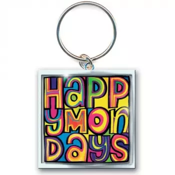 Schlüsselanhänger Dayglo Logo Happy Mondays 
