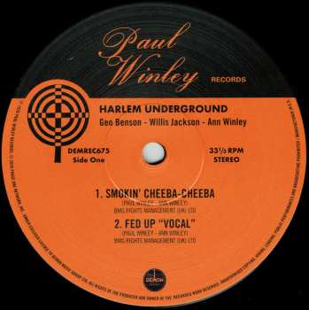 LP Harlem Underground Band: Harlem Underground