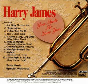 CD Harry James: You Made Me Love You