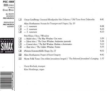 CD Kåre Nordstoga: Trumpet & Organ: Lindberg, Eben, Hovhaness, Sommerfeldt