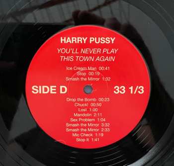2LP Harry Pussy: You'll Never Play This Town Again