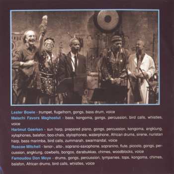 2CD The Art Ensemble Of Chicago: Zero Sun No Point (Dedicated To Mynona & Sun Ra)