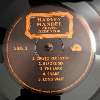 LP Harvey Mandel: Cristo Redentor LTD