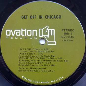 CD Harvey Mandel: Get Off In Chicago