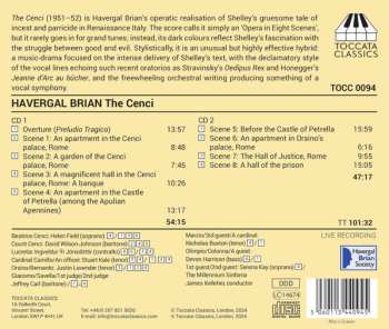 2CD David Wilson-Johnson: The Cenci (Opera In Eight Scenes After Shelley)