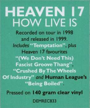 LP Heaven 17: How Live Is CLR