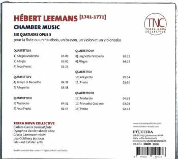CD Hébert Leemans: Chamber Music