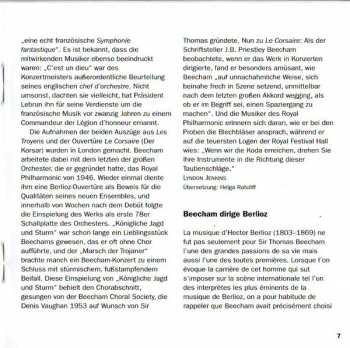 CD Sir Thomas Beecham: Symphonie Fantastique / Overture: "Le Corsaire" / Les Troyens - Trojan March & Royal Hunt & Storm