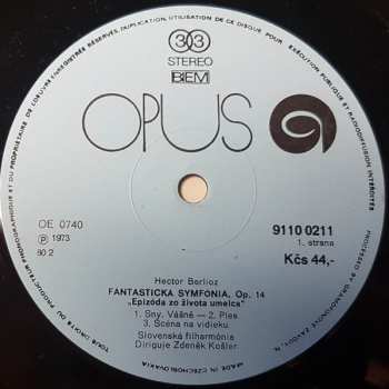 LP Hector Berlioz: Symphonie Fantastique