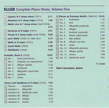 CD Sten Lassmann: Complete Piano Music Volume Five
