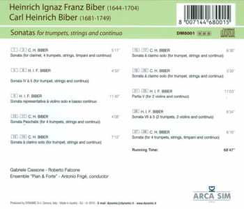 CD Heinrich Ignaz Franz Biber: Sonatas For Trumpets, Strings And Continuo