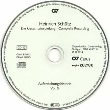 8CD/Box Set Heinrich Schütz: Die Gesamteinspielung, Box II