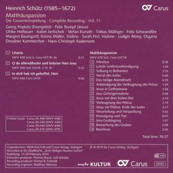 8CD/Box Set Heinrich Schütz: Die Gesamteinspielung, Box II