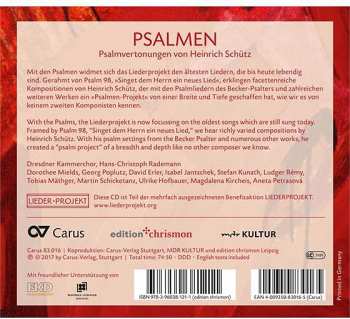 CD Heinrich Schütz: Psalmen