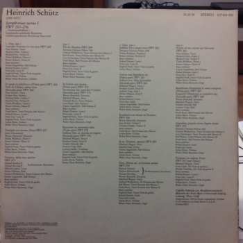 2LP Heinrich Schütz: Symphoniae Sacrae I SWV 257-276