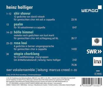 CD Heinz Holliger: Choral Utopia