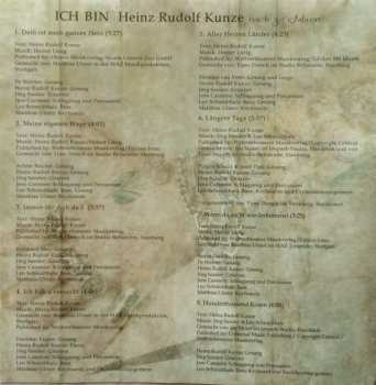 CD Heinz Rudolf Kunze: Ich Bin (Nach 30 Jahren)