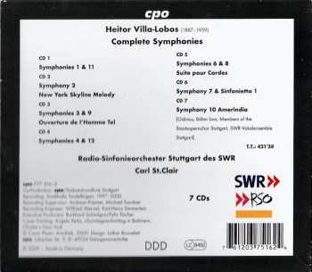 7CD/Box Set Heitor Villa-Lobos: Complete Symphonies