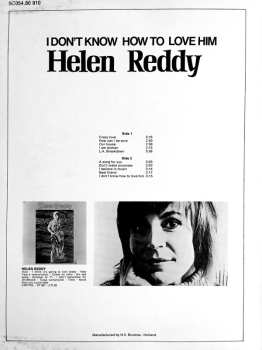 LP Helen Reddy: I Don't Know How To Love Him