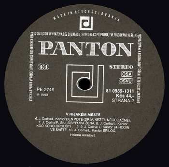 LP Helena Arnetová: V Nijakém Městě