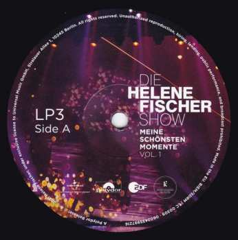 4LP Helene Fischer: Die Helene Fischer Show - Meine Schönsten Momente Vol. 1