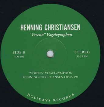 LP Henning Christiansen: Schafe Statt Geigen / "Verena" Vogelzymphon LTD