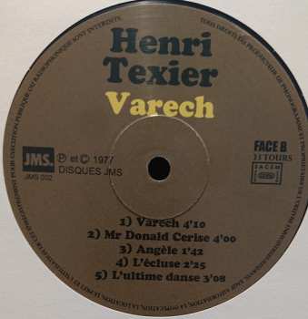LP Henri Texier: Varech