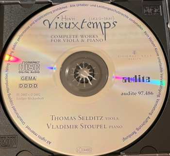 CD Henri Vieuxtemps: Complete Works For Viola & Piano