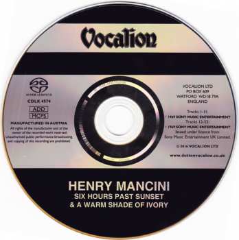 SACD Henry Mancini: Six Hours Past Sunset & A Warm Shade Of Ivory