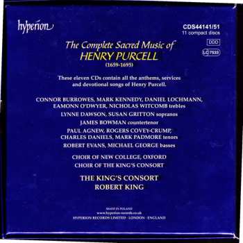 11CD/Box Set Henry Purcell: The Complete Sacred Music Of Henry Purcell