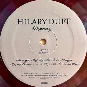 LP Hilary Duff: Dignity CLR | LTD