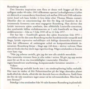 CD Hilding Rosenberg: String Quartets Nos. 1 • 6 • 12