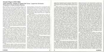 CD Hiroshi Ohguri: Violin Concerto / Fantasy On Osaka Folk Tunes / Legend For Orchestra / Rhapsody On Osaka Nursery Rhymes