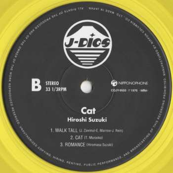 LP Hiroshi Suzuki: Cat = キャット CLR | LTD
