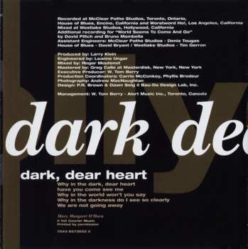 CD Holly Cole: Dark Dear Heart
