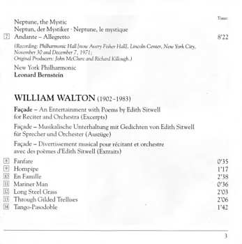 CD Leonard Bernstein: Holst: The Planets / Walton: Façade