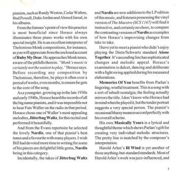 CD Horace Parlan: Musically Yours