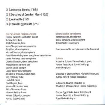 CD Horace Tapscott: Ancestral Echoes - The Covina Sessions, 1976