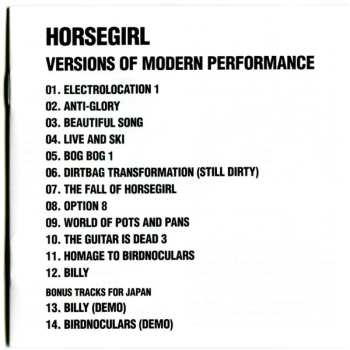 CD Horsegirl: Versions Of Modern Performance