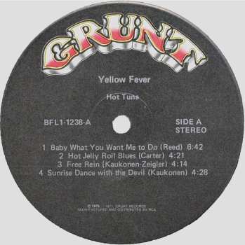 LP Hot Tuna: Yellow Fever