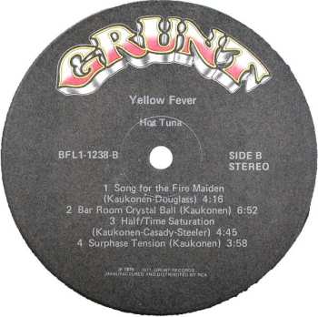 LP Hot Tuna: Yellow Fever