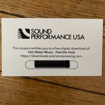 LP Hot Water Music: Feel The Void LTD