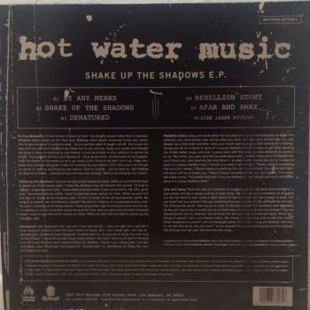 LP Hot Water Music: Shake Up The Shadows LTD