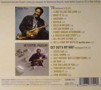 CD Houston Person: Houston Person '75/Get Out'a My Way!