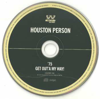 CD Houston Person: Houston Person '75/Get Out'a My Way!