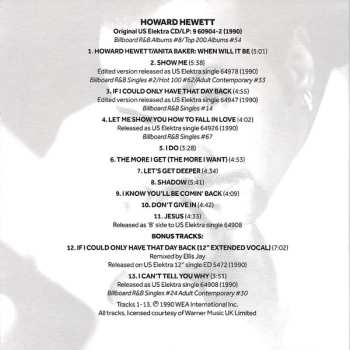 4CD/Box Set Howard Hewett: I'm For Real (The Elektra Recordings 1986-1992)