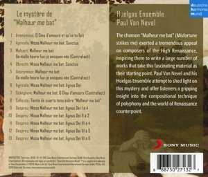 CD Huelgas-Ensemble: Le Mystère De "Malheur Me Bat"
