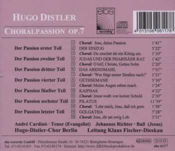 CD Hugo Distler: Choralpassion Op.7